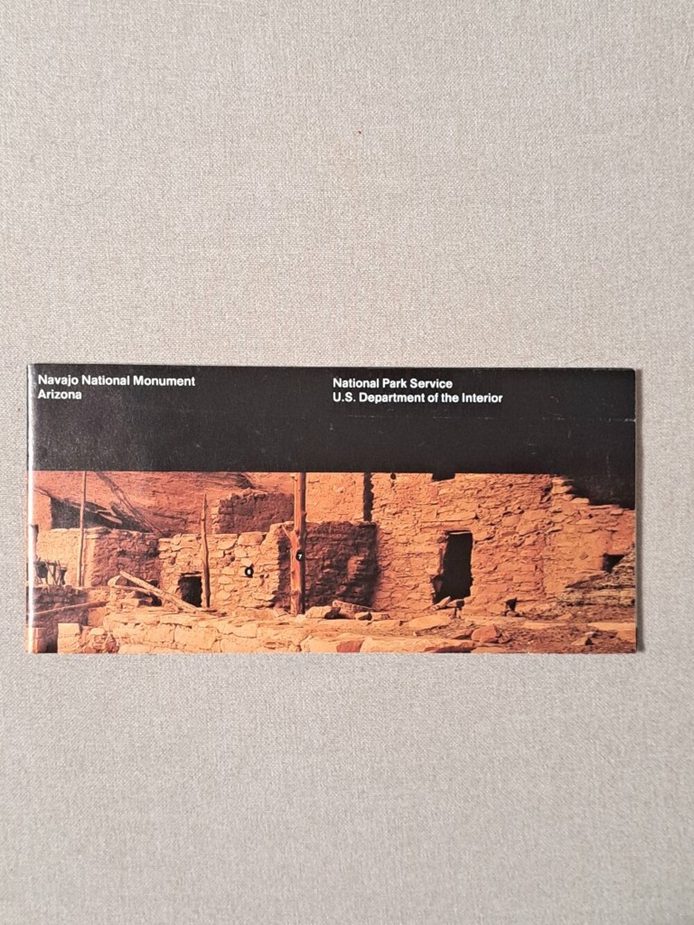 Vintage 1997 Navajo National Monument Brochure